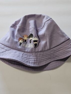 Jujutsu Kaisen Lavender Cotton Bucket Hat Crunchyroll One Size EUC